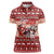 Dog Sled Christmas Women Polo Shirt Husky Sleigh Ride Design - Wonder Print Shop