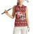 Dog Sled Christmas Women Sleeveless Polo Shirt Husky Sleigh Ride Design - Wonder Print Shop