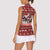 Dog Sled Christmas Women Sleeveless Polo Shirt Husky Sleigh Ride Design - Wonder Print Shop