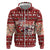 Dog Sled Christmas Zip Hoodie Husky Sleigh Ride Design - Wonder Print Shop
