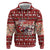 Dog Sled Christmas Zip Hoodie Husky Sleigh Ride Design - Wonder Print Shop