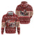 Dog Sled Christmas Zip Hoodie Husky Sleigh Ride Design - Wonder Print Shop