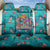 Tropical Flamingo Christmas Back Car Seat Cover Shaka Shaka Will You Drink With Me - Wonder Print Shop