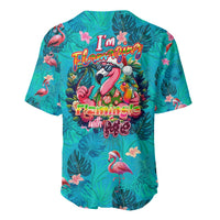 Tropical Flamingo Christmas Baseball Jersey Shaka Shaka Will You Drink With Me - Wonder Print Shop
