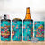 Tropical Flamingo Christmas 4 in 1 Can Cooler Tumbler Shaka Shaka Will You Drink With Me - Wonder Print Shop