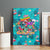 Tropical Flamingo Christmas Canvas Wall Art Shaka Shaka Will You Drink With Me - Wonder Print Shop