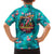 Tropical Flamingo Christmas Family Matching Long Sleeve Bodycon Dress and Hawaiian Shirt Shaka Shaka Will You Drink With Me - Wonder Print Shop