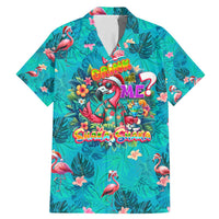 Tropical Flamingo Christmas Family Matching Mermaid Dress and Hawaiian Shirt Shaka Shaka Will You Drink With Me - Wonder Print Shop