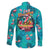 Tropical Flamingo Christmas Family Matching Mermaid Dress and Hawaiian Shirt Shaka Shaka Will You Drink With Me - Wonder Print Shop