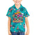 Tropical Flamingo Christmas Family Matching Off The Shoulder Long Sleeve Dress and Hawaiian Shirt Shaka Shaka Will You Drink With Me - Wonder Print Shop