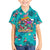 Tropical Flamingo Christmas Family Matching Short Sleeve Bodycon Dress and Hawaiian Shirt Shaka Shaka Will You Drink With Me - Wonder Print Shop
