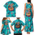 Tropical Flamingo Christmas Family Matching Tank Maxi Dress and Hawaiian Shirt Shaka Shaka Will You Drink With Me - Wonder Print Shop