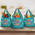 Tropical Flamingo Christmas Grocery Bag Shaka Shaka Will You Drink With Me - Wonder Print Shop