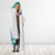 Tropical Flamingo Christmas Hooded Blanket Shaka Shaka Will You Drink With Me - Wonder Print Shop