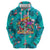 Tropical Flamingo Christmas Hoodie Shaka Shaka Will You Drink With Me - Wonder Print Shop