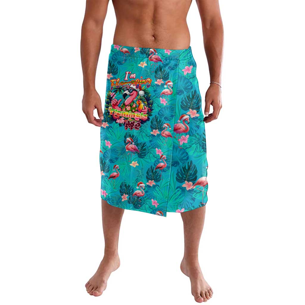 Tropical Flamingo Christmas Lavalava Shaka Shaka Will You Drink With Me - Wonder Print Shop