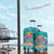 Tropical Flamingo Christmas Luggage Cover Shaka Shaka Will You Drink With Me - Wonder Print Shop