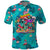 Tropical Flamingo Christmas Polo Shirt Shaka Shaka Will You Drink With Me - Wonder Print Shop
