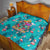 Tropical Flamingo Christmas Quilt Shaka Shaka Will You Drink With Me - Wonder Print Shop