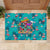 Tropical Flamingo Christmas Rubber Doormat Shaka Shaka Will You Drink With Me - Wonder Print Shop