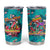 Tropical Flamingo Christmas Tumbler Cup Shaka Shaka Will You Drink With Me - Wonder Print Shop