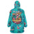 Tropical Flamingo Christmas Wearable Blanket Hoodie Shaka Shaka Will You Drink With Me - Wonder Print Shop