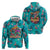 Tropical Flamingo Christmas Zip Hoodie Shaka Shaka Will You Drink With Me - Wonder Print Shop
