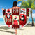Cute Christmas Penguin Beach Blanket Cozy Winter Ho Ho Ho Holiday Fun - Wonder Print Shop