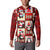 Cute Christmas Penguin Button Sweatshirt Cozy Winter Ho Ho Ho Holiday Fun - Wonder Print Shop