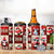 Cute Christmas Penguin 4 in 1 Can Cooler Tumbler Cozy Winter Ho Ho Ho Holiday Fun - Wonder Print Shop