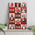 Cute Christmas Penguin Canvas Wall Art Cozy Winter Ho Ho Ho Holiday Fun - Wonder Print Shop