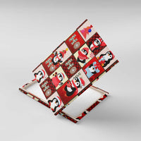 Cute Christmas Penguin Canvas Wall Art Cozy Winter Ho Ho Ho Holiday Fun - Wonder Print Shop