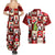 Cute Christmas Penguin Couples Matching Summer Maxi Dress and Hawaiian Shirt Cozy Winter Ho Ho Ho Holiday Fun - Wonder Print Shop