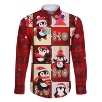 Cute Christmas Penguin Family Matching Mermaid Dress and Hawaiian Shirt Cozy Winter Ho Ho Ho Holiday Fun - Wonder Print Shop
