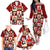 Cute Christmas Penguin Family Matching Off The Shoulder Long Sleeve Dress and Hawaiian Shirt Cozy Winter Ho Ho Ho Holiday Fun - Wonder Print Shop
