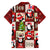Cute Christmas Penguin Family Matching Off The Shoulder Long Sleeve Dress and Hawaiian Shirt Cozy Winter Ho Ho Ho Holiday Fun - Wonder Print Shop