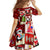 Cute Christmas Penguin Family Matching Short Sleeve Bodycon Dress and Hawaiian Shirt Cozy Winter Ho Ho Ho Holiday Fun - Wonder Print Shop