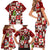 Cute Christmas Penguin Family Matching Short Sleeve Bodycon Dress and Hawaiian Shirt Cozy Winter Ho Ho Ho Holiday Fun - Wonder Print Shop