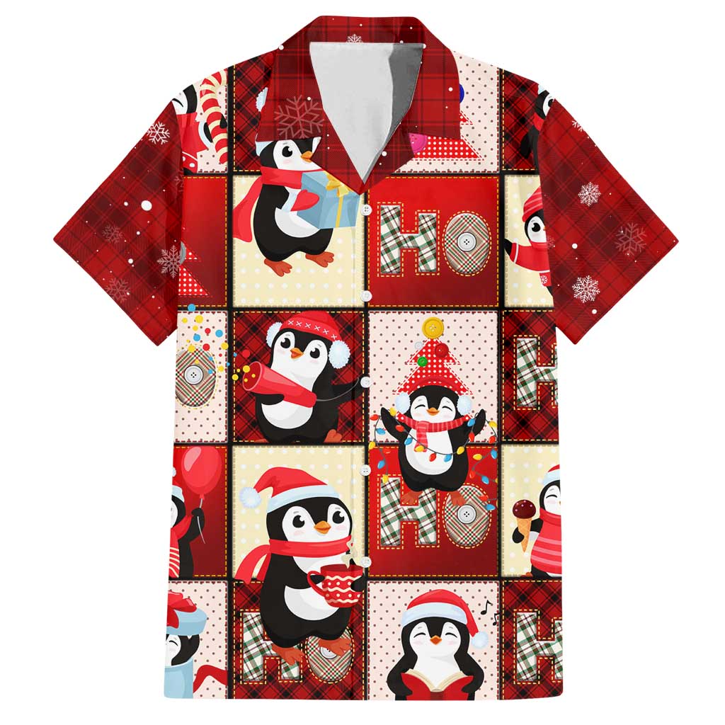 Cute Christmas Penguin Family Matching Tank Maxi Dress and Hawaiian Shirt Cozy Winter Ho Ho Ho Holiday Fun - Wonder Print Shop