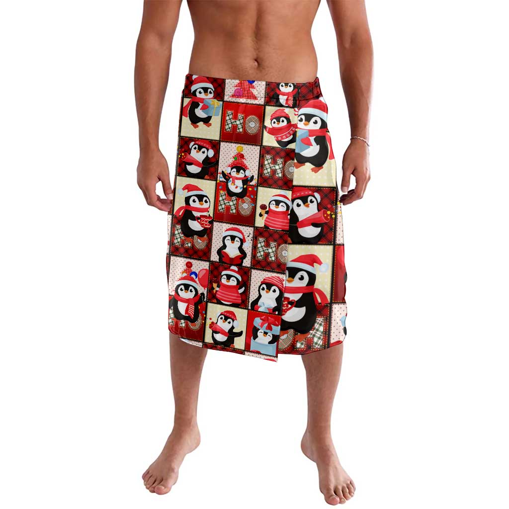 Cute Christmas Penguin Lavalava Cozy Winter Ho Ho Ho Holiday Fun - Wonder Print Shop