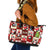 Cute Christmas Penguin Leather Tote Bag Cozy Winter Ho Ho Ho Holiday Fun - Wonder Print Shop