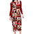 Cute Christmas Penguin Long Sleeve Bodycon Dress Cozy Winter Ho Ho Ho Holiday Fun - Wonder Print Shop