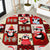 Cute Christmas Penguin Round Carpet Cozy Winter Ho Ho Ho Holiday Fun - Wonder Print Shop
