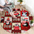 Cute Christmas Penguin Round Carpet Cozy Winter Ho Ho Ho Holiday Fun - Wonder Print Shop