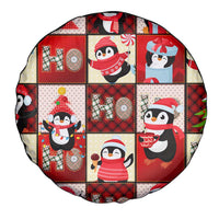 Cute Christmas Penguin Spare Tire Cover Cozy Winter Ho Ho Ho Holiday Fun - Wonder Print Shop