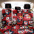 Penguin Winter Sports Christmas Back Car Seat Cover Cute Holiday Ski Snow Fun - Wonder Print Shop