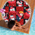 Penguin Winter Sports Christmas Beach Blanket Cute Holiday Ski Snow Fun - Wonder Print Shop
