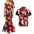 Penguin Winter Sports Christmas Couples Matching Mermaid Dress and Hawaiian Shirt Cute Holiday Ski Snow Fun - Wonder Print Shop