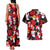 Penguin Winter Sports Christmas Couples Matching Tank Maxi Dress and Hawaiian Shirt Cute Holiday Ski Snow Fun - Wonder Print Shop