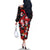 Penguin Winter Sports Christmas Family Matching Off The Shoulder Long Sleeve Dress and Hawaiian Shirt Cute Holiday Ski Snow Fun - Wonder Print Shop